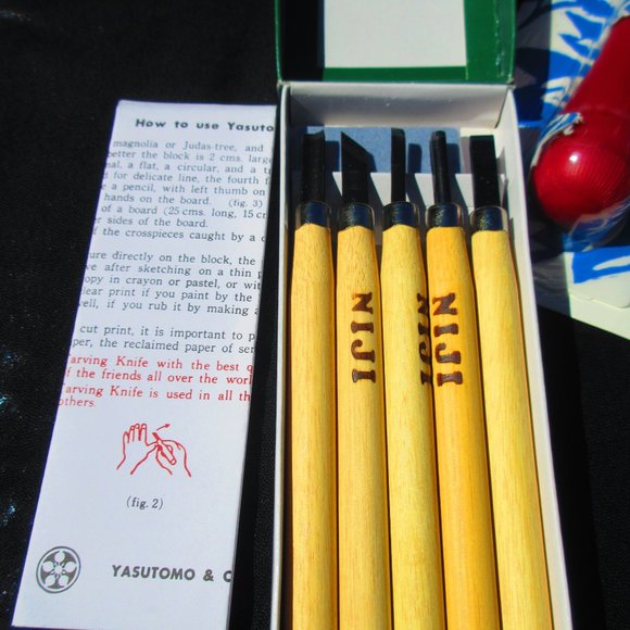 Wood Carving Knvies &  Lino Cutter Assortment Tools Lot - Picture 6 of 8